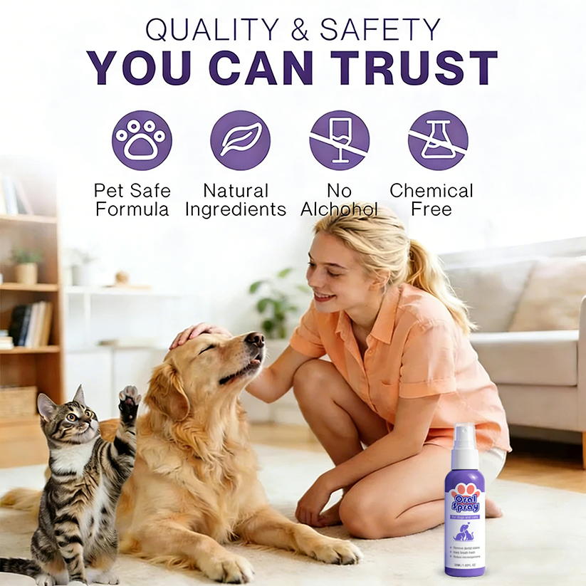 Vakkav™ Pet Oral Spray ✅Freshen Breath, Remove Tartar & Promote gum regeneration, stabilize teeth 🦷🦷