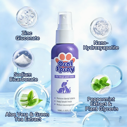 Vakkav™ Pet Oral Spray ✅Freshen Breath, Remove Tartar & Promote gum regeneration, stabilize teeth 🦷🦷