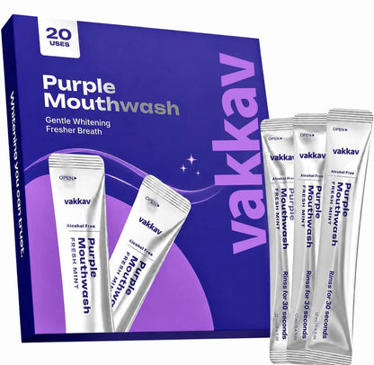 vakkav™ Purple Mouthwash - Peroxide-Free - Alcohol Free