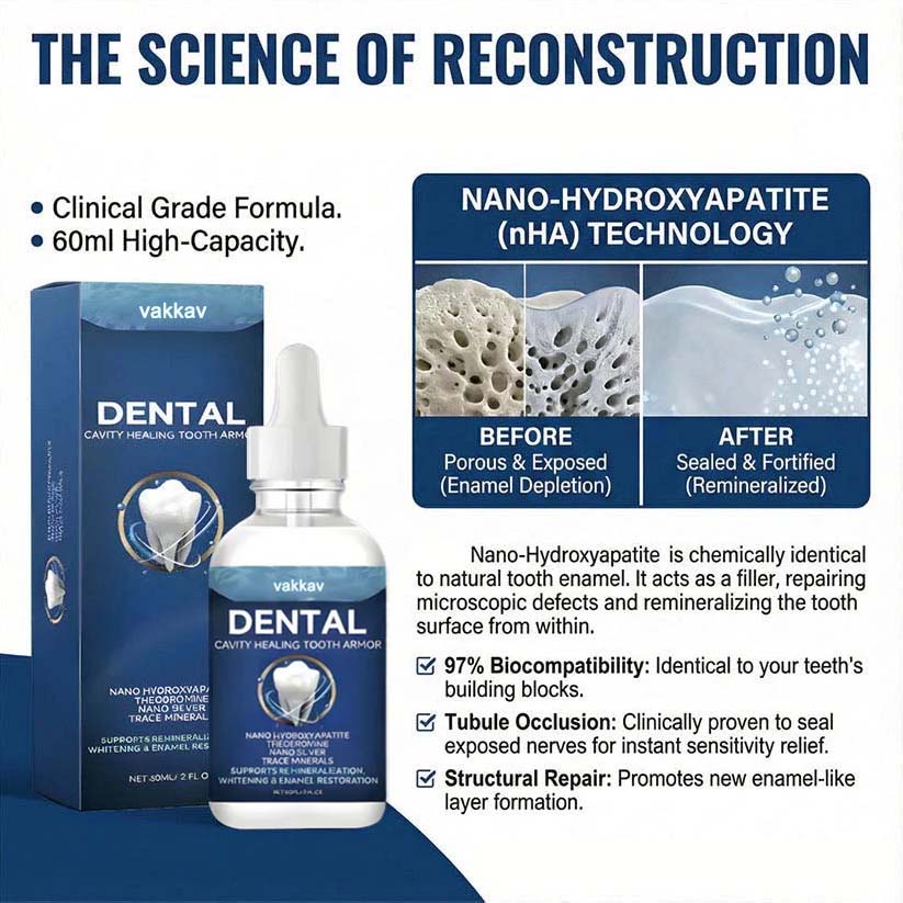 VAKKAV™ Advanced Enamel Repair & Whitening Kit (Includes Free LED Mirror)
