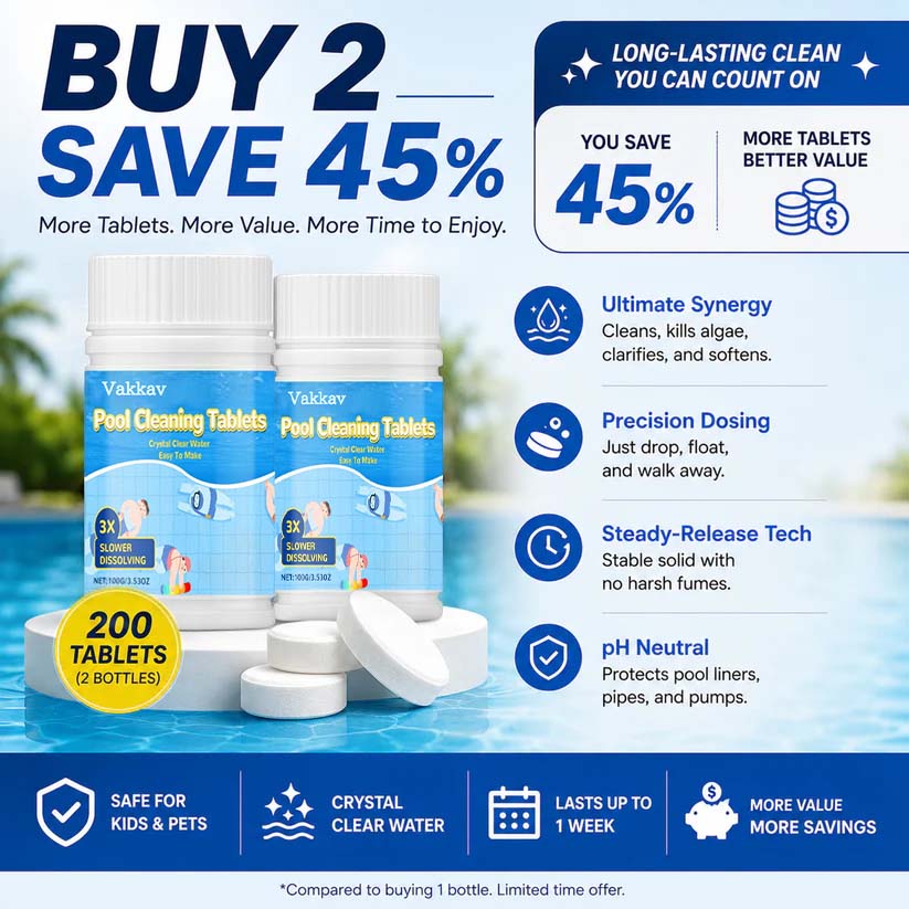 The Next-Gen Pool Purifier is here ✨ 2X Stronger Algae Control, Gentle & Safe for Kids!