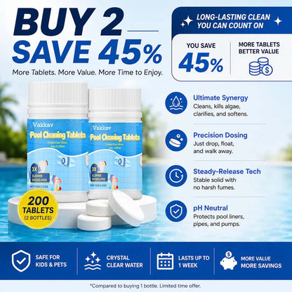 The Next-Gen Pool Purifier is here ✨ 2X Stronger Algae Control, Gentle & Safe for Kids!