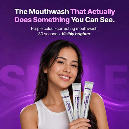 vakkav™ Purple Mouthwash - Peroxide-Free - Alcohol Free