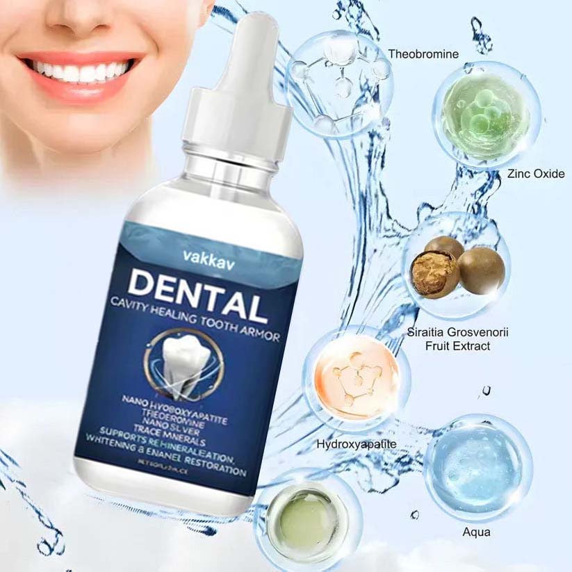 VAKKAV™ Advanced Enamel Repair & Whitening Kit (Includes Free LED Mirror)