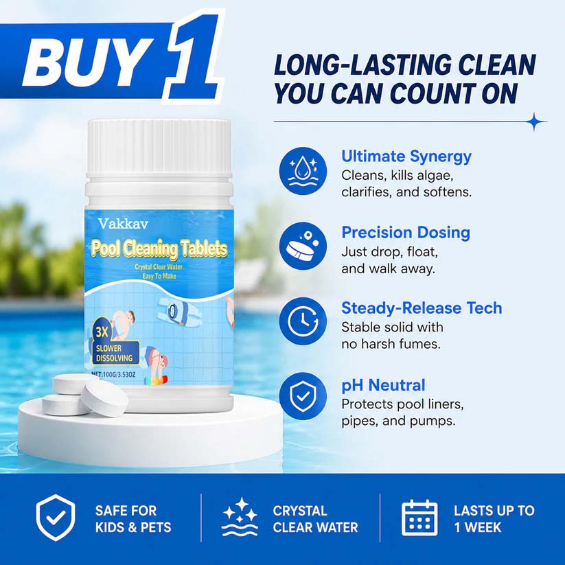 The Next-Gen Pool Purifier is here ✨ 2X Stronger Algae Control, Gentle & Safe for Kids!