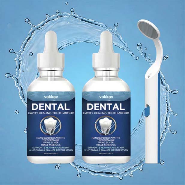 VAKKAV™ Advanced Enamel Repair & Whitening Kit (Includes Free LED Mirror)