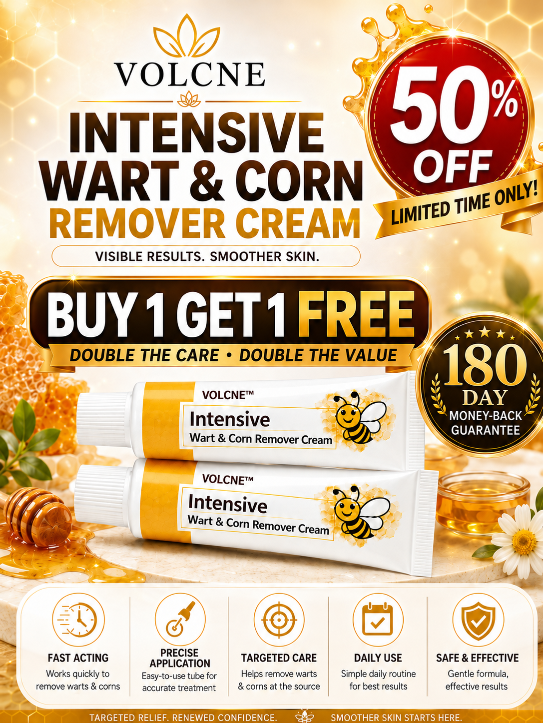 VAKKAV™ Intensive Wart & Corn Remover Cream