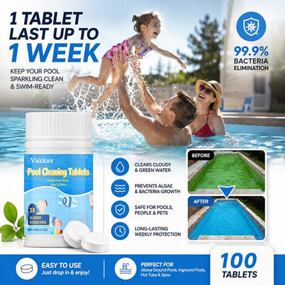 The Next-Gen Pool Purifier is here ✨ 2X Stronger Algae Control, Gentle & Safe for Kids!